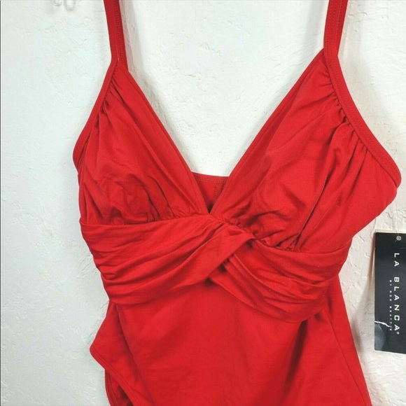 Red La Banca Swimsuit - Picture 2 of 8